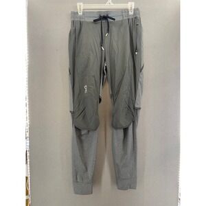 On Running Men's‎ Small Active Jogging Pants Grey Vented EUC